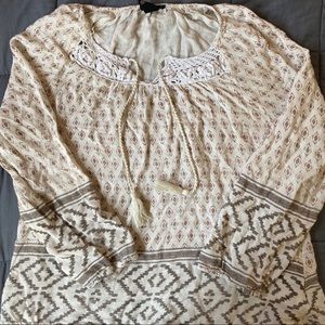 Forever 21 long sleeve with tassels!